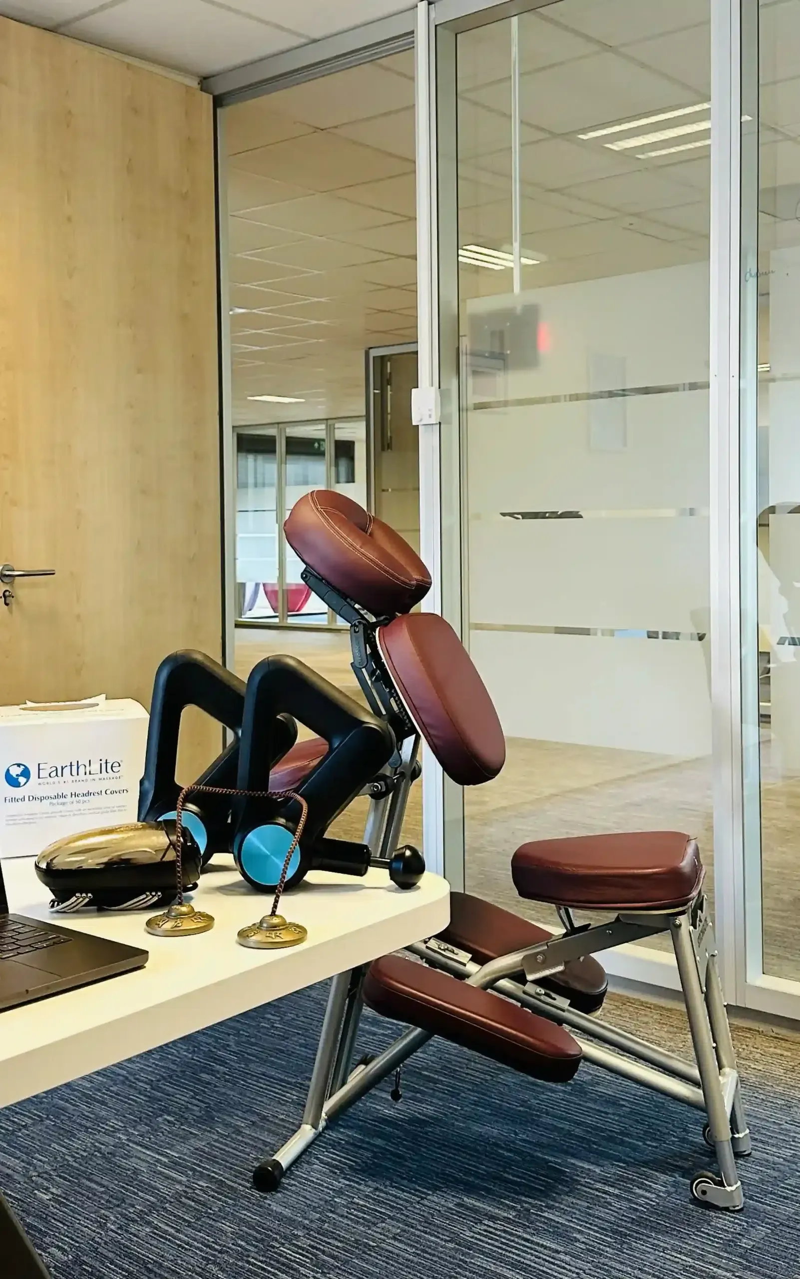 Stoelmassage op kantoor